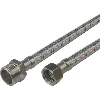 flexi hadice Klum Hadice připojovací nerez 8x12, MxF, 3/8"x1/2", 60 cm