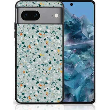 Pouzdro na tablet VSECHNONAMOBIL 96383 MY ART Ochranný kryt pro Google Pixel 8 BLUE TERRAZZO (164)