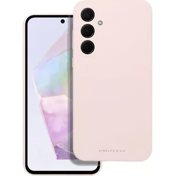 Pouzdro na mobilní telefon Pouzdro Roar Cloud Skin Samsung Galaxy A55 5G Světle růžové