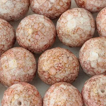 Korálek CZ Korálky broušené 14mm růžová (6ks)