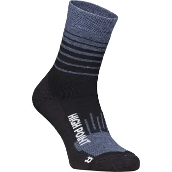 Pánské ponožky High Point Mountain Merino 3.0 Socks black/blue 43-46
