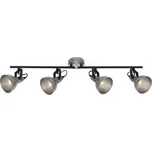 Briloner 2049-044 - Bodové svítidlo RETRO 4xE14/40W/230V šedá