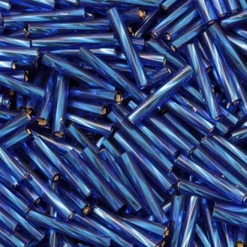 Korálek Preciosa Preciosa® Rokajl tyčinky 35mm kroucená sapphire (37080)