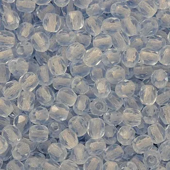 Korálek CZ Korálky broušené 4mm light sapphire (50ks)