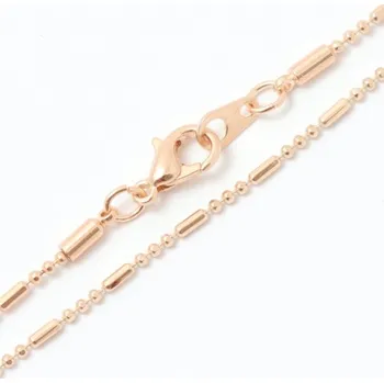 Náramek Crystal-ZONE Náramek Ball mix 16cm/1,5mm rose gold