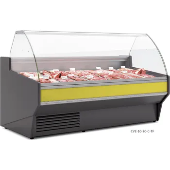 Pultová obslužná vitrína CVE-10-C-TF-25 ventilovaná 2,5m