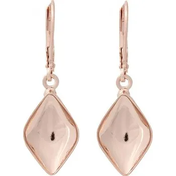 Náušnice Crystal-ZONE Náušnice bimbací Lemon 14mm rose gold