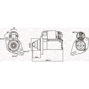 Startér Startér MAGNETI MARELLI 063721294010