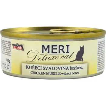 Krmivo pro kočku Falco Konzerva MERI kuřecí svalovina bez kosti 100g