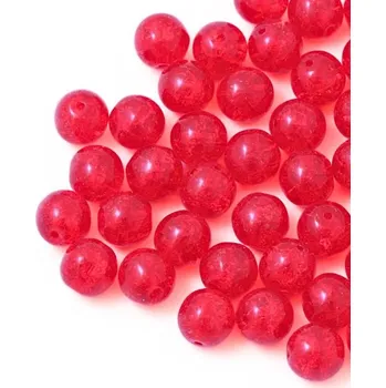 Korálek CZ Korálek práskaný kulička 8mm siam 90080