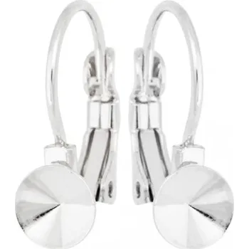 Korálek Crystal-ZONE Náušnice KIDS Rivoli 6mm ag+clear