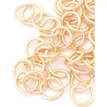 Materiál na výrobu šperku Crystal-ZONE Spojovací kroužek 6/0,8mm Ag 925/1000 0,082g rose gold