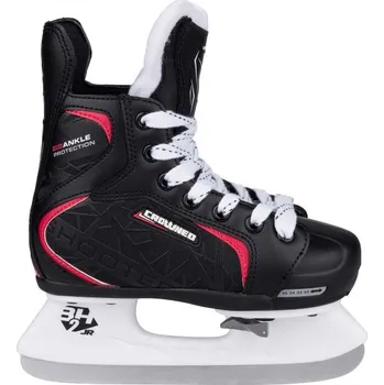 Zimní brusle Crowned SHOOTER chlapecké hokejové brusle Černá, Červená, Bílá 35/38