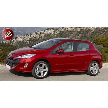 Tuning Maxton Design boční prahy pro Peugeot 308 Standard, plast ABS bez povrchové úpravy SLEVA 5%