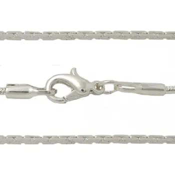 Řetízek Crystal-ZONE Řetízek KIDS 1mm/34cm Rhodium