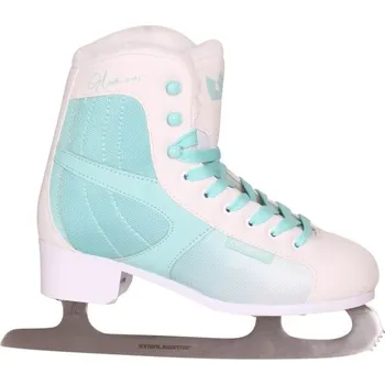 Zimní brusle Crowned GLAMOUR dámské fashion lední brusle Bílá, Světle modrá 36