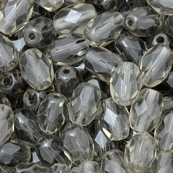 Korálek CZ Korálek broušený OLIVA 7/5mm kouřová