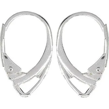 CZ Náušnicový háček 18mm stříbro