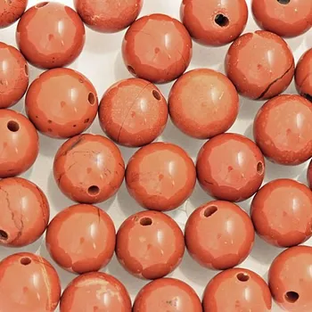 Drahý kámen Jaspis červený 10mm (1ks)