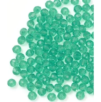 Korálek EU Broušené korálky slavík 3/2mm sea green (4g)