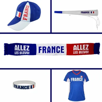 Vlajka SPORTTEAM® Fan sada Francie 003 Pub Pack Fotbal