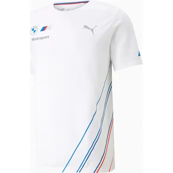 Pánské tričko BMW triko TEAM PUMA white - S