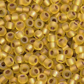 Korálek MATUBO™ MATUBO Round 8/0 Lemon Bronze Ice lined Matte