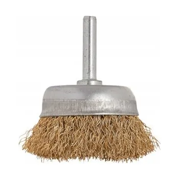 Drátěný kartáč Drátěný kartáč hrnkový vlnitý 50mm na vrtačku G00619-1 GEKO