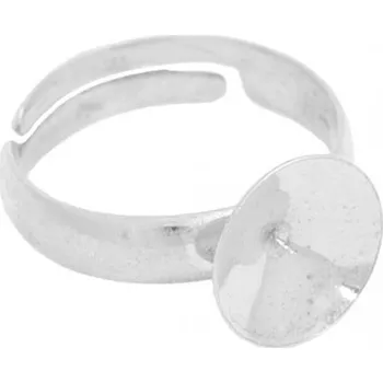 Prsten Crystal-ZONE Prsten Rivoli 10mm Ag925/1000 + rhodium