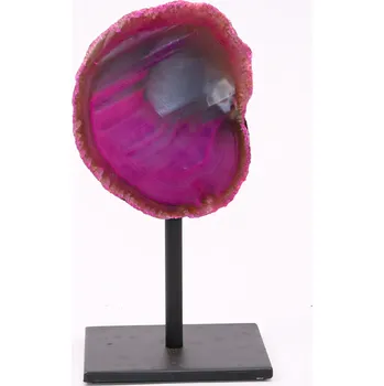 Přírodní kámen Magieprirody.cz Achát drúza na stojánku 930g Top kvalita #ATS008