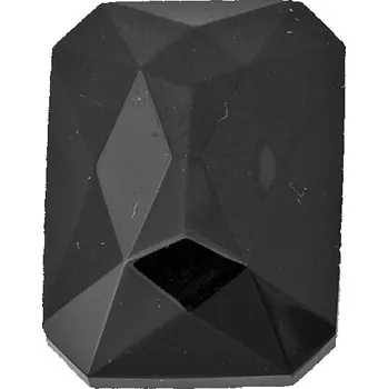 Drahý kámen CZ Bižuterní kámen Oktagon 30/22mm Černá