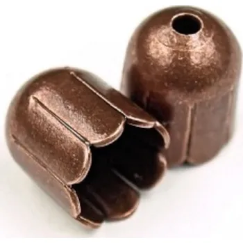 Materiál na výrobu šperku CZ Kaplík 9x8mm stará měď