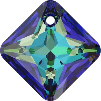 Přívěsek Swarovski Swarovski® Crystals Princess Cut 6431 11,5mm Bermuda Blue
