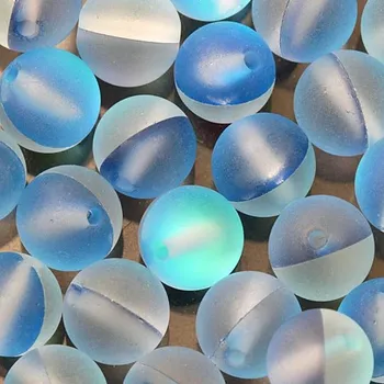 Korálek Opalit modrý 6mm matný (1ks)