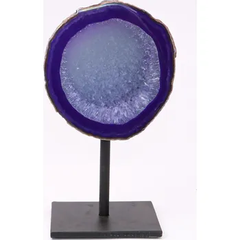 Přírodní kámen Magieprirody.cz Achát drúza na stojánku 1380g Top kvalita #ATS023