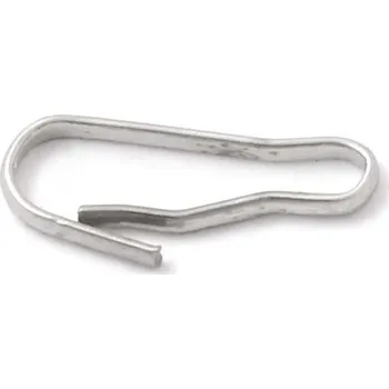 Materiál na výrobu šperku EU Pružinová karabinka 12/4mm platina