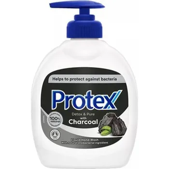 Mýdlo Protex Detox&Pure with Charcoal antibakteriální tekuté mýdlo 300 ml