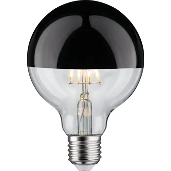 Osvětlení PAULMANN LED Globe 6,5 W E27 zrcadlový svrchlík černý chrom teplá bílá stmívatelné - PAULMANN P 28677