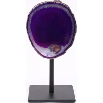 Přírodní kámen Magieprirody.cz Achát drúza na stojánku 1260g Top kvalita #ATS026