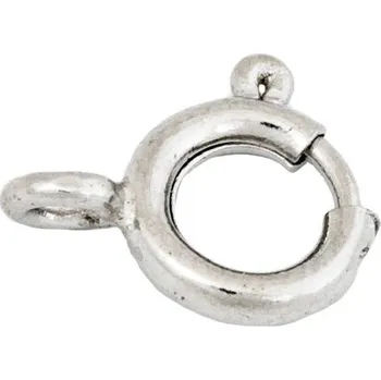 Materiál na výrobu šperku CZ Pérový kroužek 7mm platina