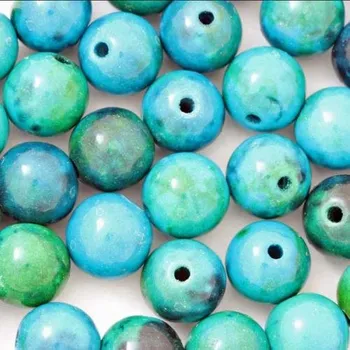 Korálek Chryzokol 6mm (1ks)