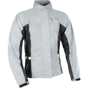 Moto bunda OXFORD bunda RAIN SEAL reflexní šedá - M