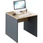 Psací stůl RIOMA NEW TYP 17 - grafit / dub artisan - SLEVA 3% s kodem radost25