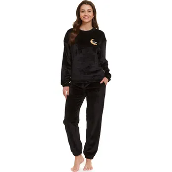 Dámské pyžamo Dámské pyžamo DOCTOR NAP PM.5209 BLACK S 0