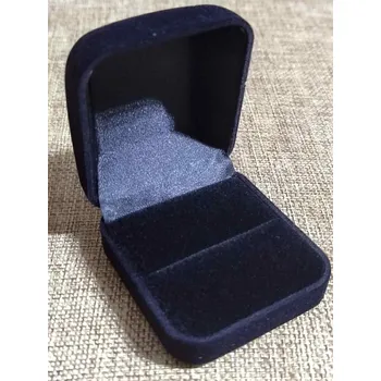 Dárková krabička Krabička na šperky sametová barva černá