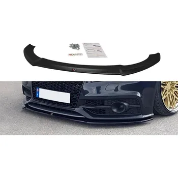 Tuning Maxton Design spoiler pod přední nárazník ver.1 pro Audi A7, S7 C7, plast ABS bez povrchové úpravy SLEVA 5%