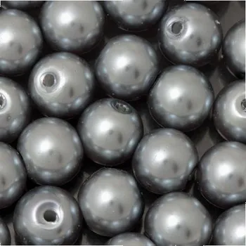 Náramek CZ Vosková perle KULIČKA 8mm stříbrná 70041