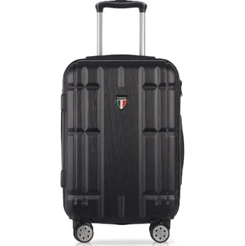 Cestovní kufr TUCCI Massa T-0279/3-M+ ABS - černá