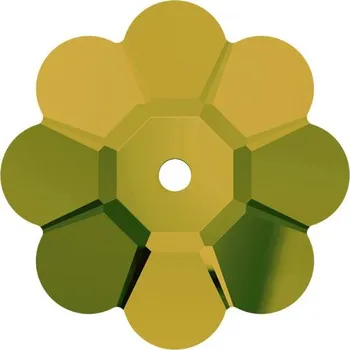 Korálek Swarovski Swarovski® Crystals Flower 3700 6mm Golden Shadow