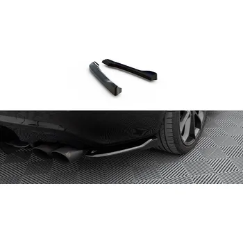 Tuning Maxton Design boční difuzory pod zadní nárazník pro Audi A5 8T, černý lesklý plast ABS, Coupe/Cabrio S-Line SLEVA 5%